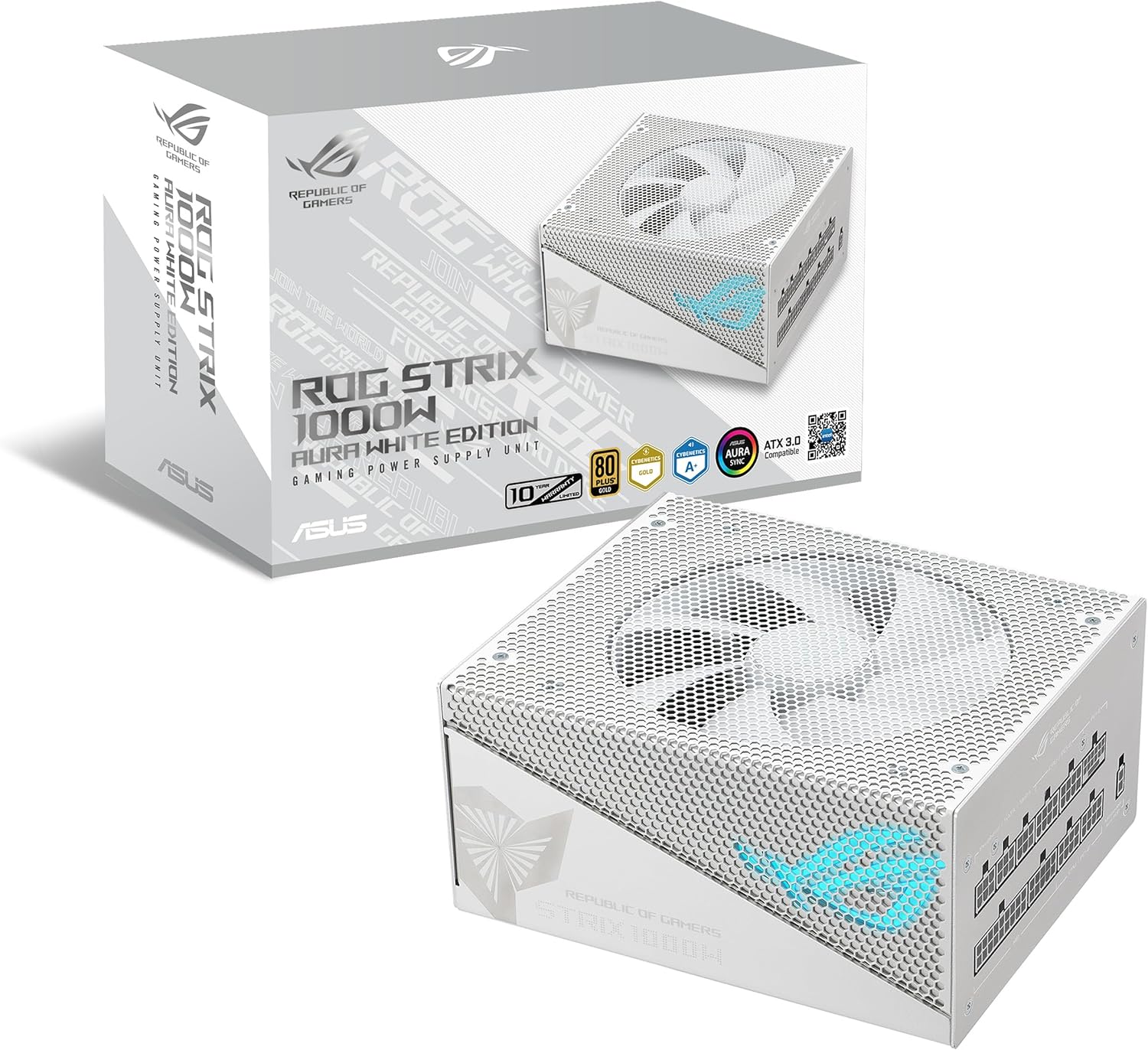 ASUS ROG Strix 1000W Gold Aura White Edition