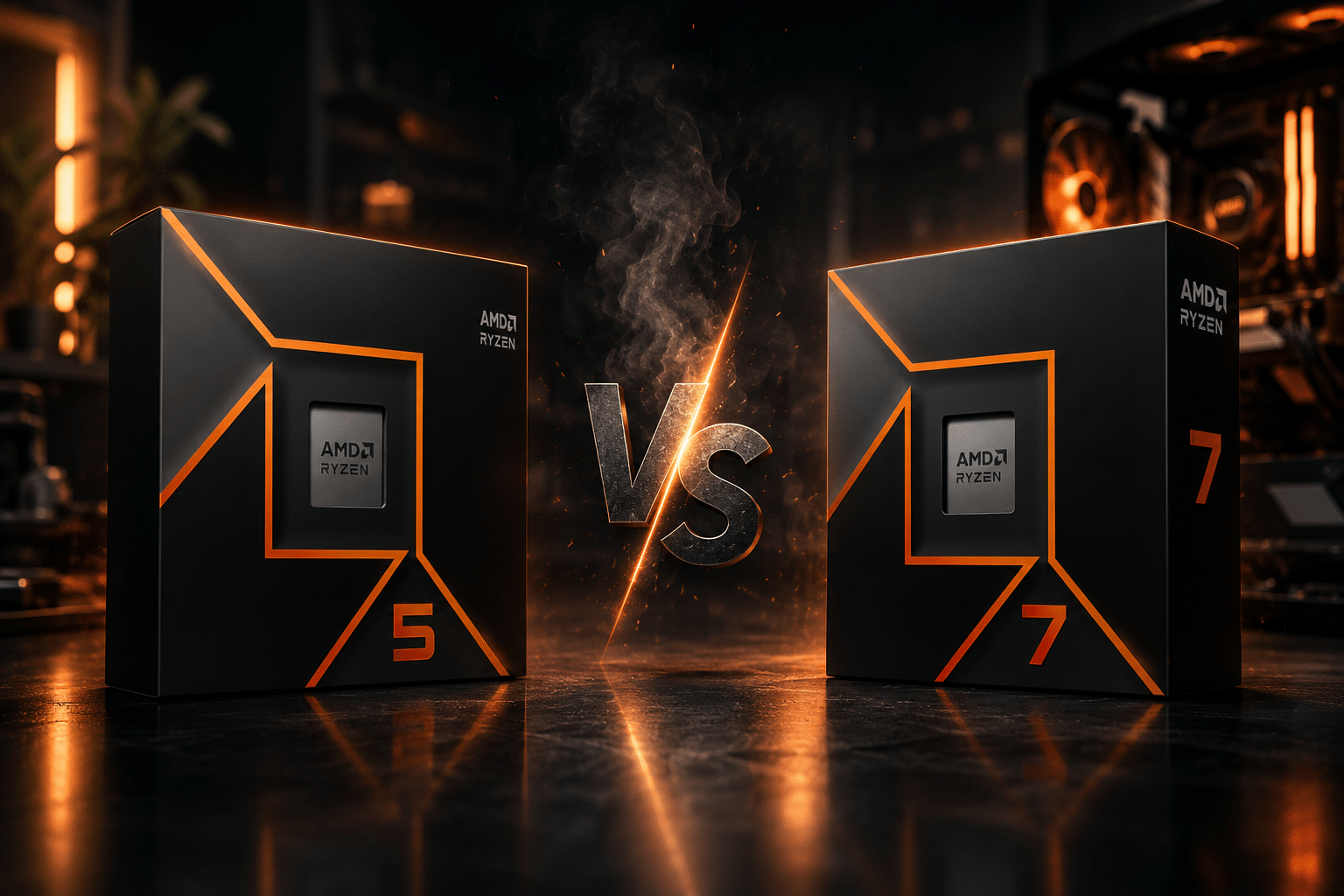 Ryzen 5 9600X vs Ryzen 7 9700X
