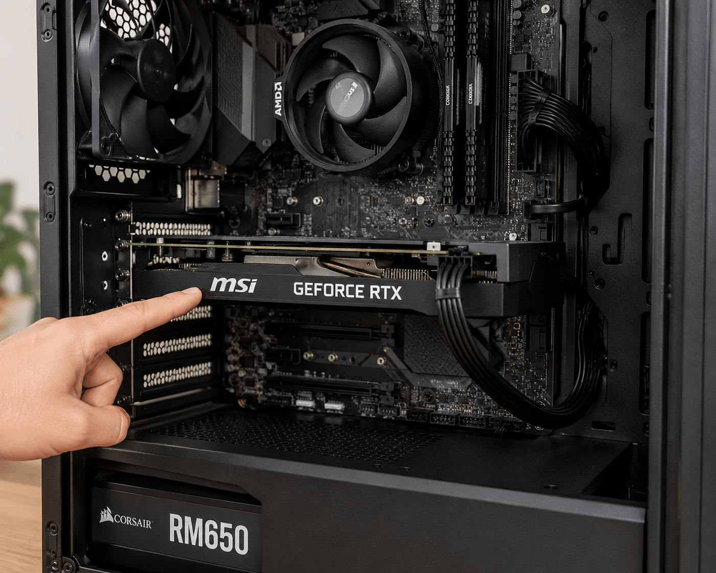 ou se trouve la carte graphique sur un pc
